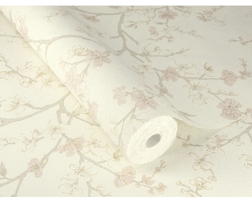 Rouleau de papier peint à motif floral