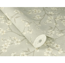 Rouleau de papier peint à motif floral