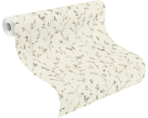 Rouleau de papier peint avec motif végétal