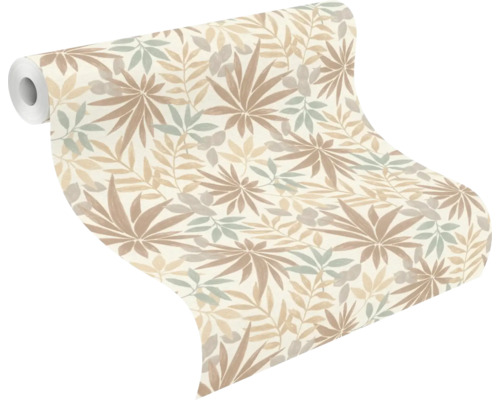 Rouleau de papier peint à motif floral