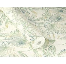 Rouleau de papier peint avec motif de feuilles