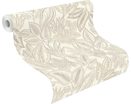 Rouleau de papier peint avec motif floral