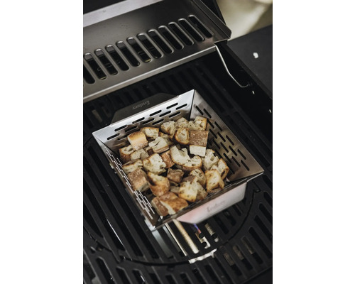 Panier à griller Enders avec des croûtons sur un gril