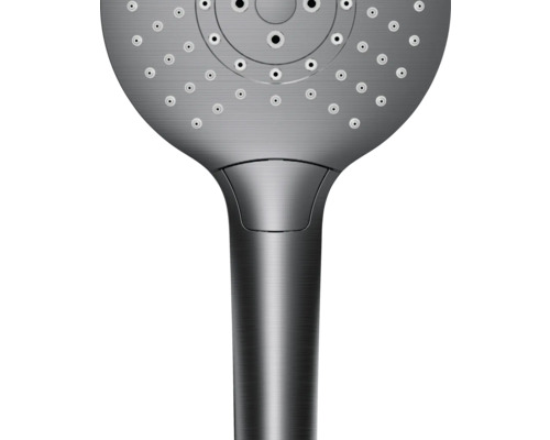 Brausekopf aus Metall mit mehreren Wasserstrahldüsen