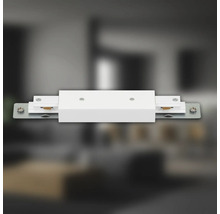 Weisses Schienenverbinderstück für Beleuchtungssysteme