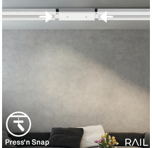 Schiene mit Verbindungselement für Beleuchtungssystem