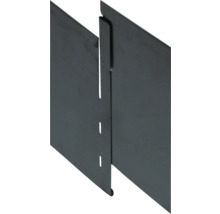 Bordure de gazon métallique avec élément de connexion pour l''aménagement paysager