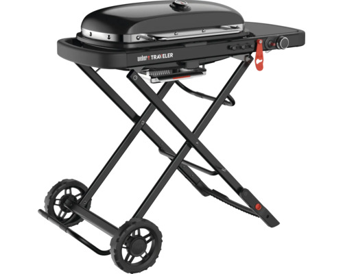 Weber Traveler Gasgrill auf Rollen