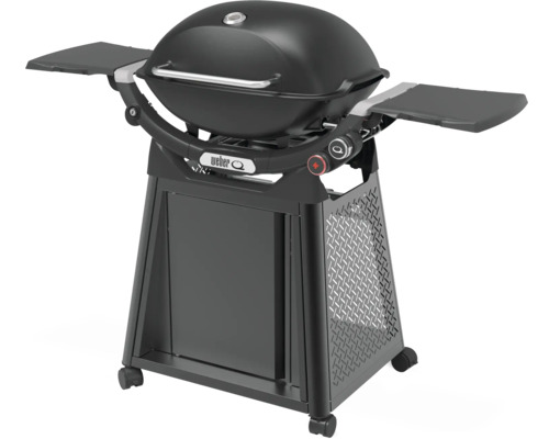 Weber Gasgrill mit zwei Ablagetischen und Rollen