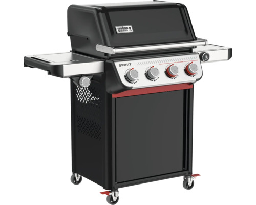 Weber Spirit Gasgrill mit Unterschrank und Bedienelementen