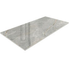 Graue Keramikfliese mit Marmoroptik