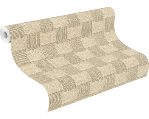 Tapetenrolle mit Flechtmuster