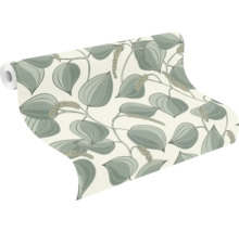 Rolle Tapete mit Blattmuster