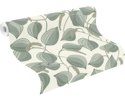 Rolle Tapete mit Blattmuster