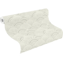 Tapetenrolle mit Punktmuster im Halbkreisdesign