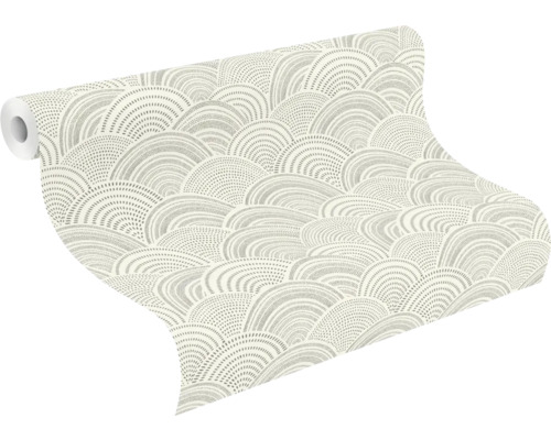 Tapetenrolle mit Punktmuster im Halbkreisdesign