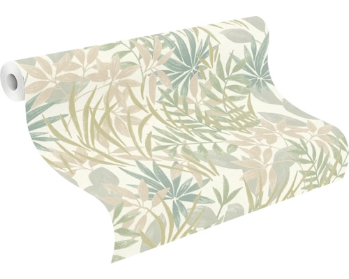 Tapetenrolle mit Pflanzenmuster