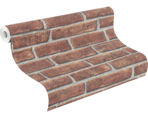 Tapetenrolle mit Backsteinmuster