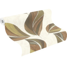 Rolle Tapete mit Blattmuster