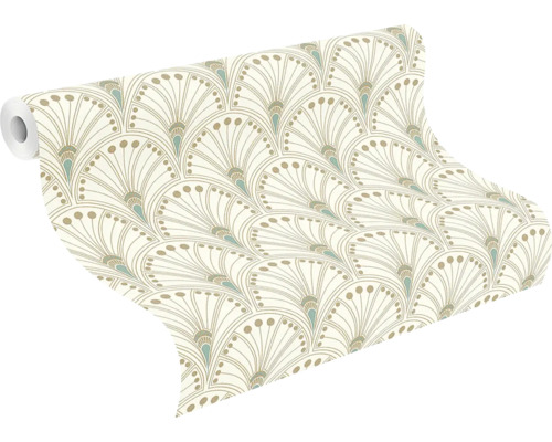 Tapetenrolle mit Fächermuster