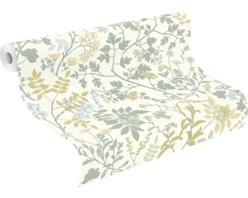 Tapetenrolle mit floralem Muster