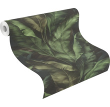 Rouleau de papier peint avec motif de feuilles