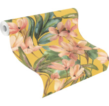 Rouleau de papier peint à motif floral