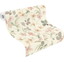 Rouleau de papier peint à motif floral