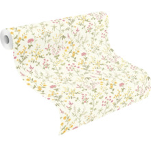 Rouleau de papier peint à motif floral