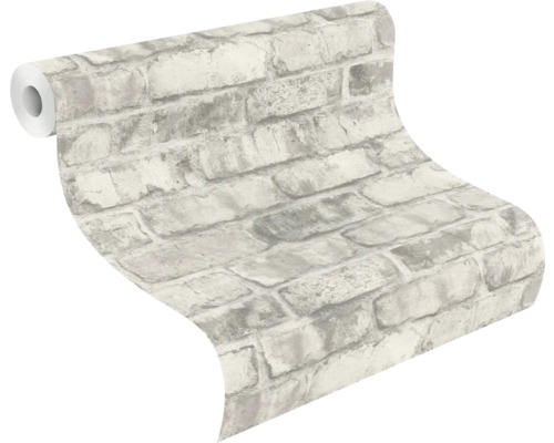 Rouleau de papier peint avec motif de briques