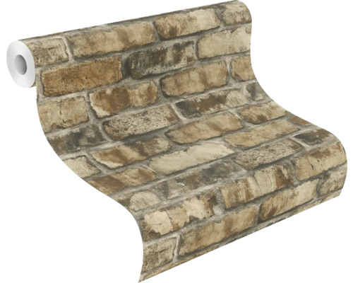 Rouleau de papier peint avec motif de brique