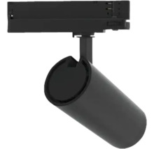 Schwarzer Stromschienenstrahler