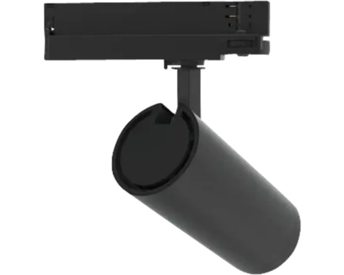 Schwarzer Stromschienenstrahler