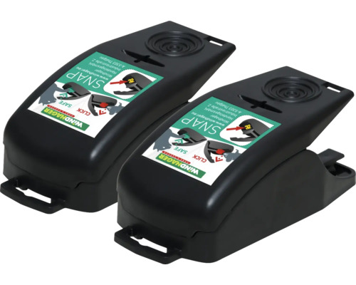 Zwei Mausefallen zur Schädlingsbekämpfung