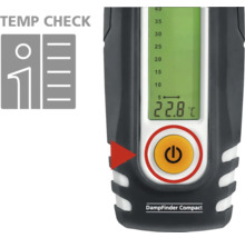 DampFinder Compact humidimètre avec affichage de la température