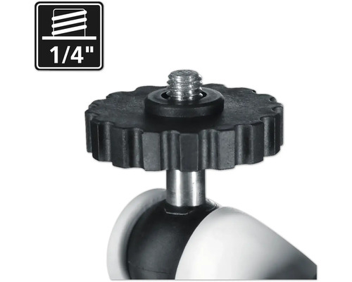 Stativkopf mit Viertel Zoll Gewinde