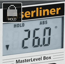 Écran Laserliner MasterLevel Box avec fonction de maintien