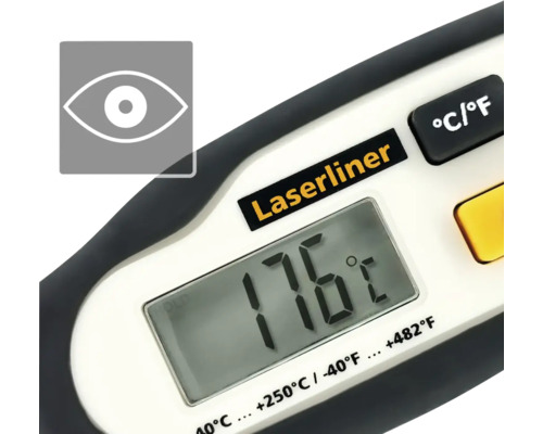 Laserliner Thermometer mit digitaler Temperaturanzeige