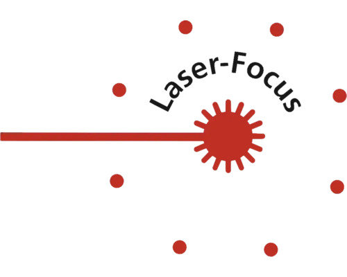 Symbole Laser-Focus