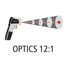 Thermomètre infrarouge Laserliner Thermospot Pocket avec optique 12:1