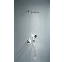 Système de douche avec pomme de tête, douchette à main et robinet