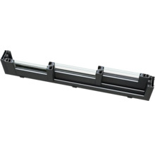 Représentation en coupe d''un cadre de fenêtre en aluminium avec verre