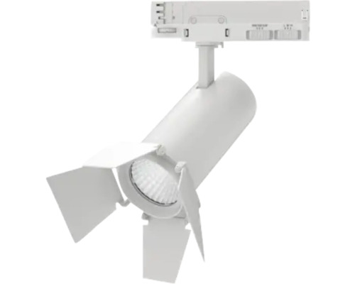 Strahler zur Schienenmontage mit Blendschutzklappen