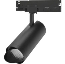 Projecteur LED noir pour montage sur rail