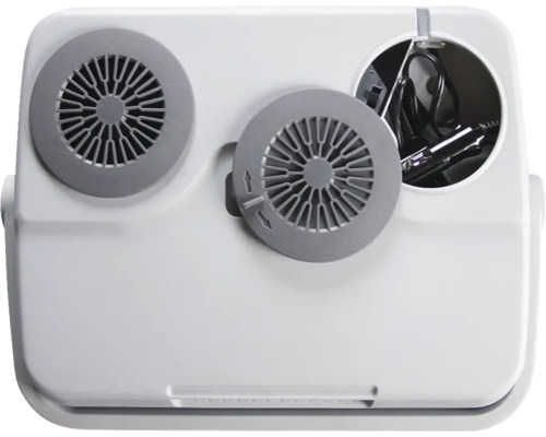 Climatiseur portatif avec grille d''aération et rangement pour câbles