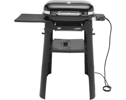 Weber Lumin barbecue électrique avec support et table d''appoint