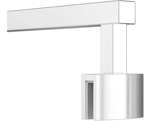 Vue détaillée d''une barre de douche avec support