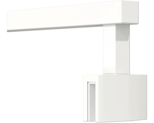 Detailansicht einer weissen Lampenaufhängung