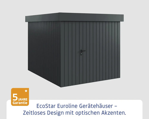 EcoStar Euroline Gerätehaus mit zeitlosem Design