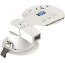 LED-Einbaustrahler mit Schalter zur Einstellung der Lichtfarbe